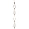 Northlight LED Lighted Battery Operated Gold Wire Diamond Christmas Garland - 6' - Warm White Lights
